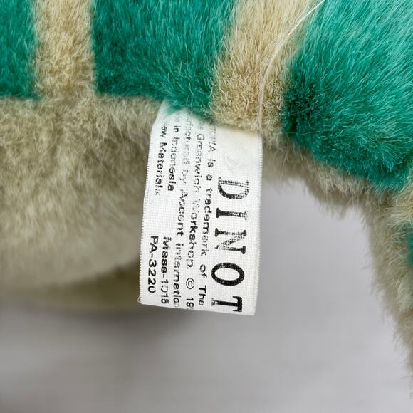 Dinotopia Lil Hadro Dinosaur Plush 1993 James Gurney Dino Stuffed Animal Vintage - Picture 9 of 9